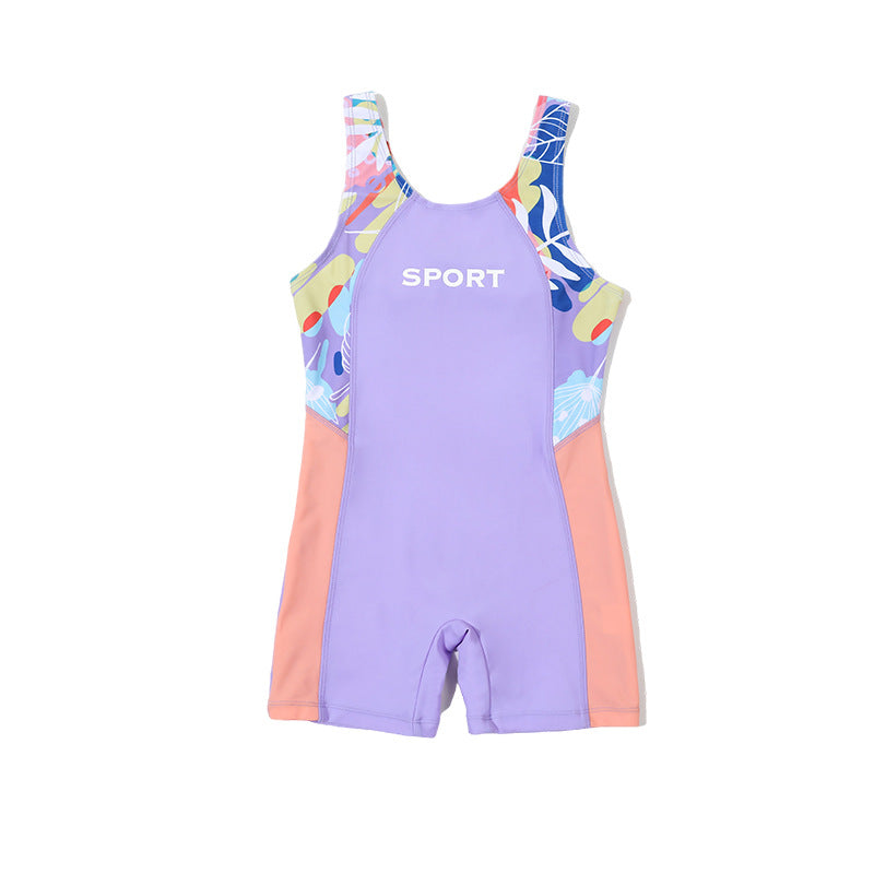 A children's swimsuit girl middle aged and older - Mixbatch
