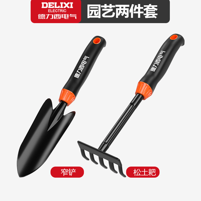 A Gardening tools, small shovels, growing vegetables, growing flowers, household shovels, beach catching sea tools, three-piece set