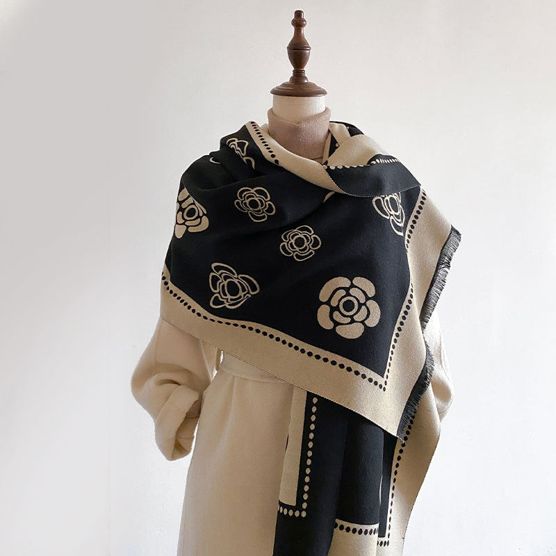 A scarf a warm shawl