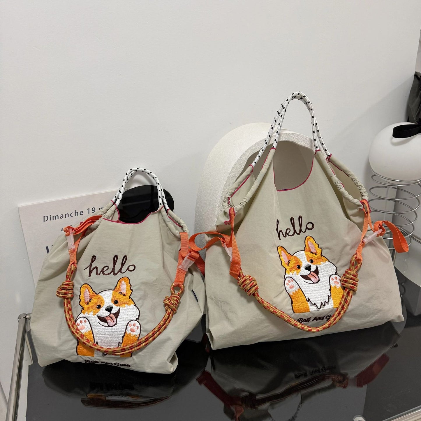 A ball chain bag handbag women's new messenger commuter armpit bag women's shoulder large capacity tote bag