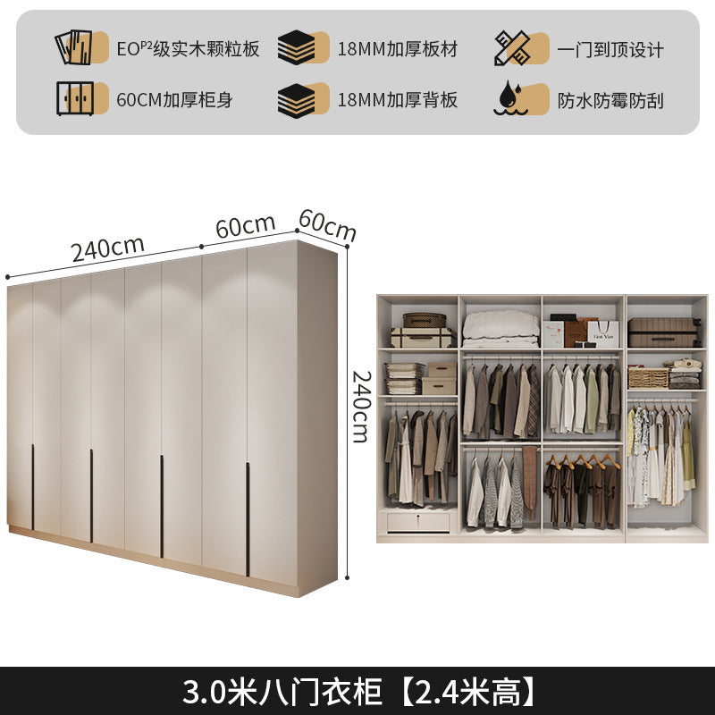 A 18mm granular board wardrobe melamine paint finish