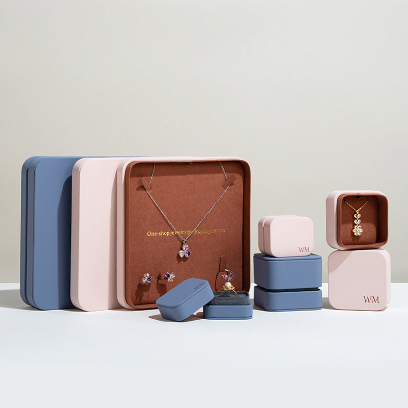 A leather jewelry box