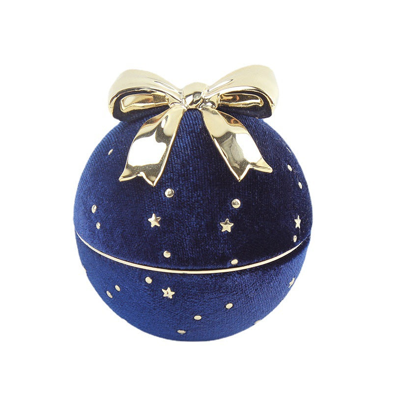 A Round Gypsy Flannel Jewelry Box
