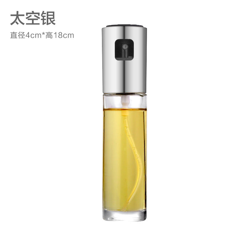 A Kitchen Spray Oil Bottle Press Type Oil Spray