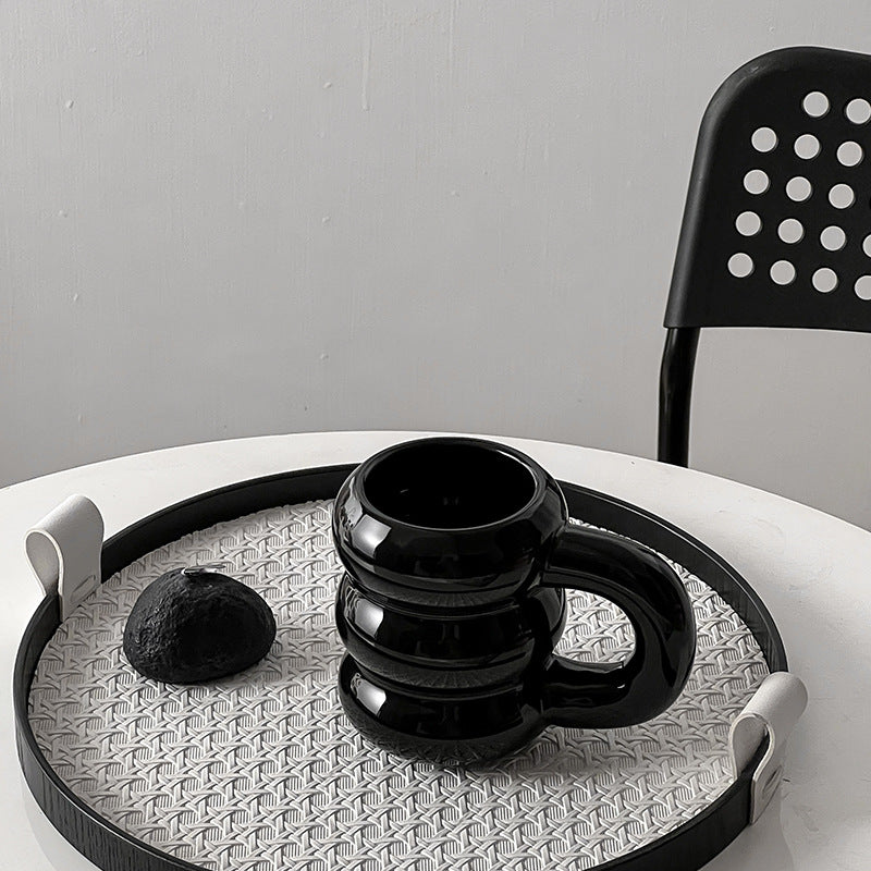 A ceramic mug water cup