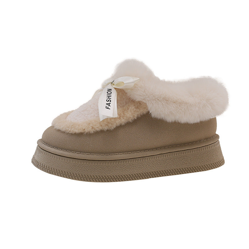 A warm snow boot