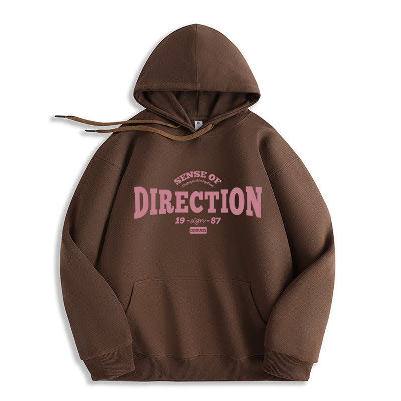 A hooded sweater