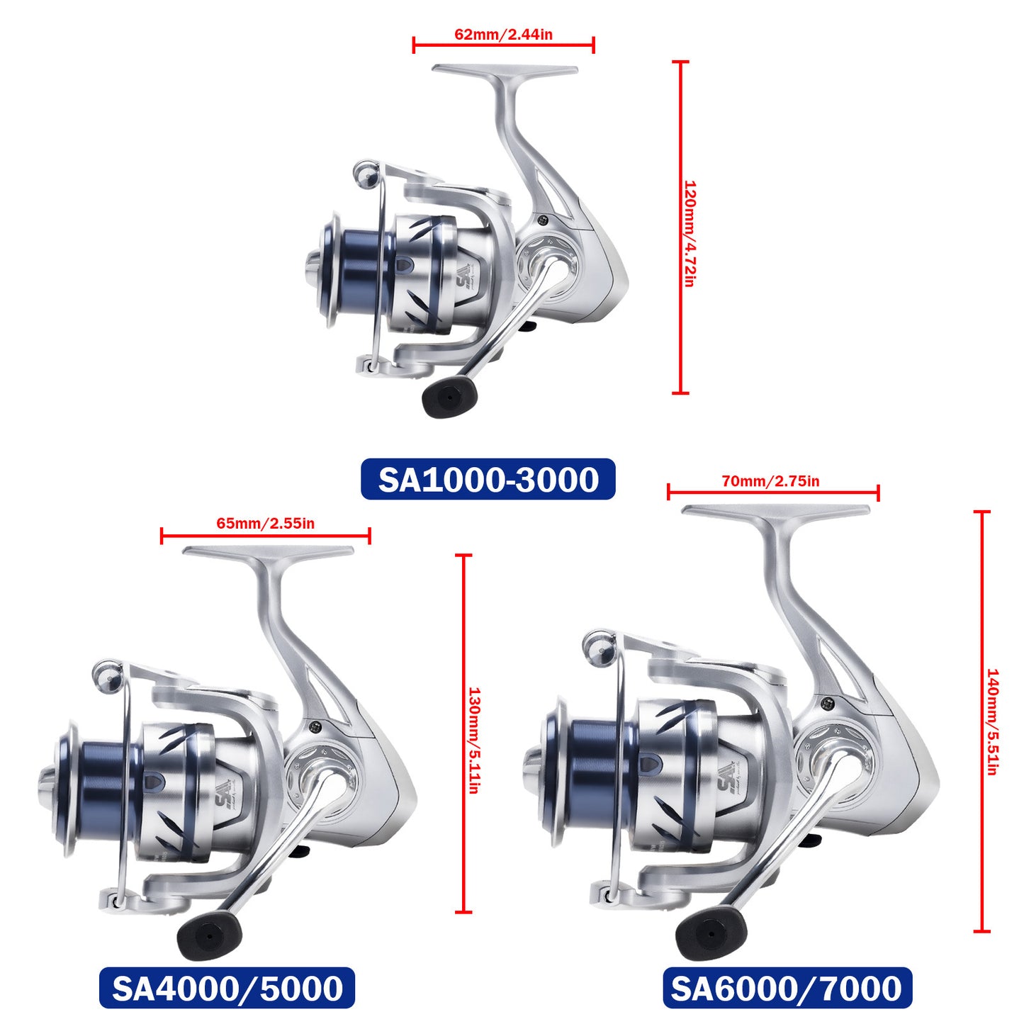 A KA Gen II Metal Fishing Reel – Smooth & Gapless for Lure Casting