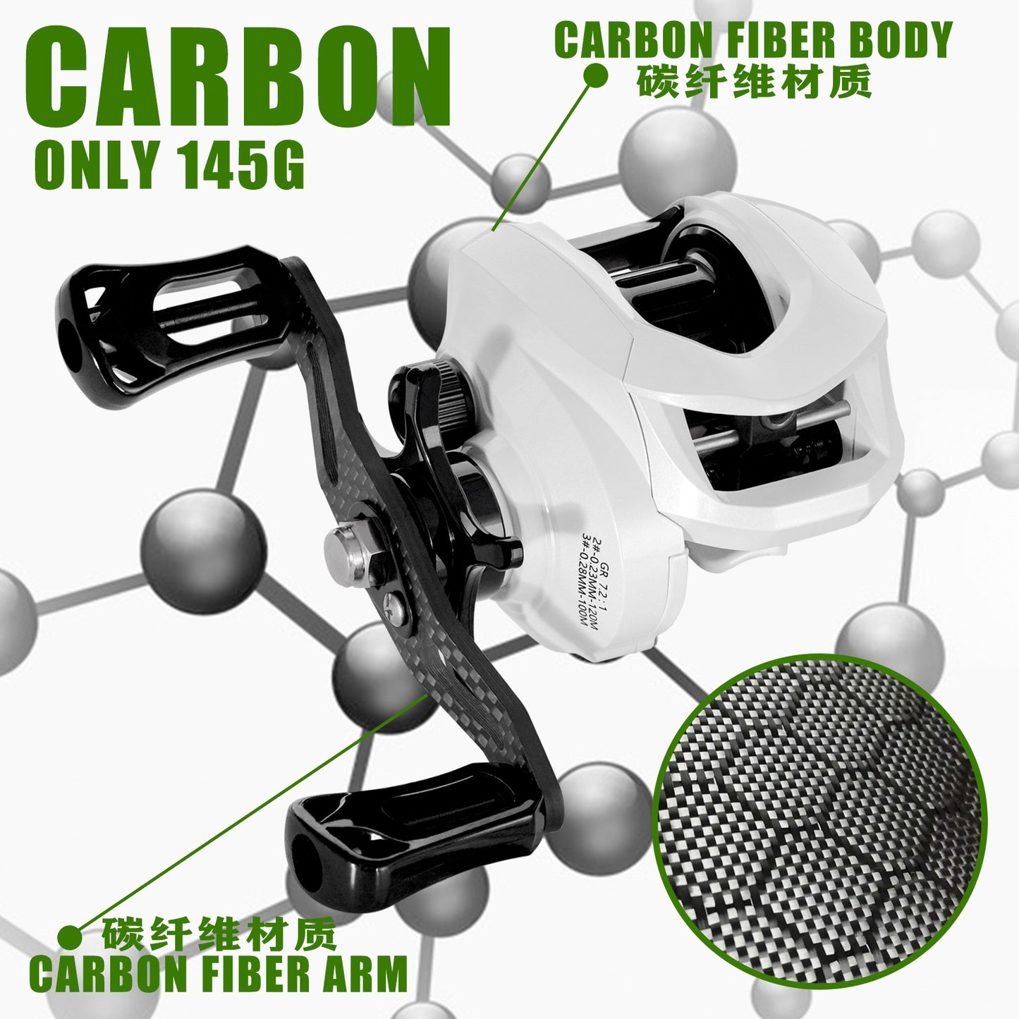 A Carbon Fiber Ultra-light Baitcasting Reel – Perfect for Micro Lures