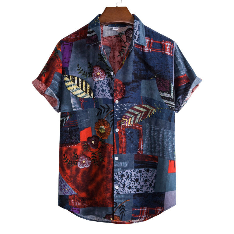 A Men's Printed Shirt