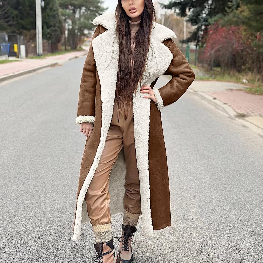 A women's leather jacket