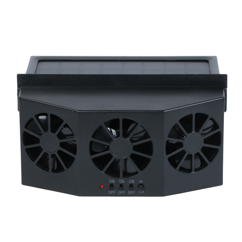 A new summer solar car cooling artifact, car exhaust fan, air circulation exhaust fan, car ventilation fan