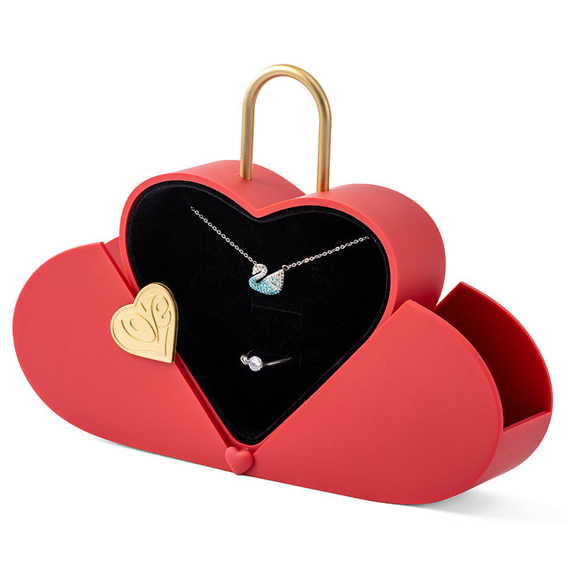 A Heart Jewelry Gift Box Customized LOGO