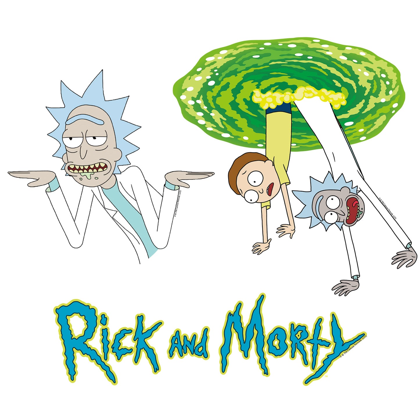 A cartoon car sticker