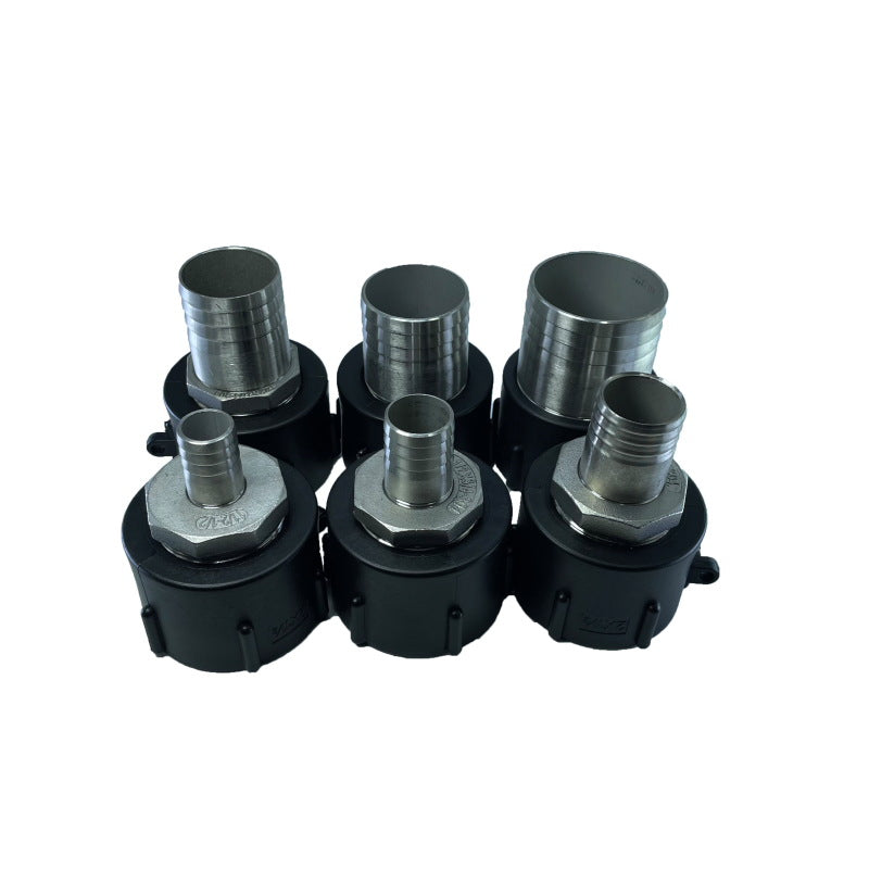 IBC Tank Fittings – Acid, Alkali & Oil Resistant – Stainless Steel Adapter – Reducing Connectors – 1/2'' 3/4'' 1'' 32mm