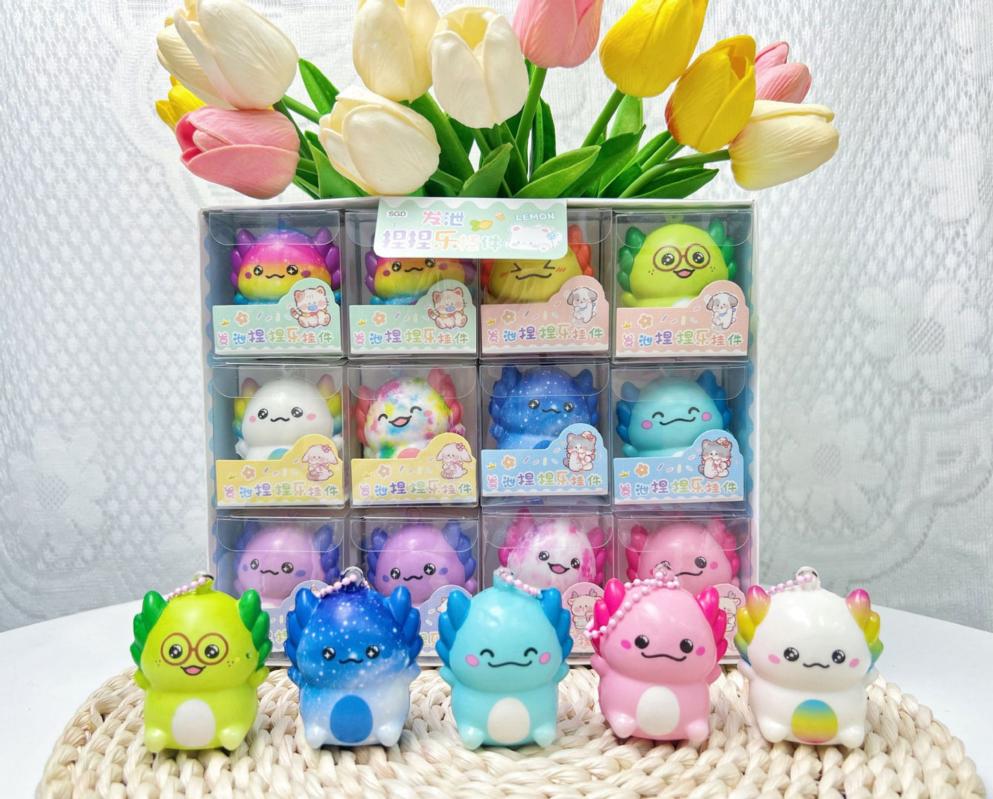 24 Nezha slow rebound pinch music pendant Taiyi Aobing decompression artifact decompression gift children's toy stall