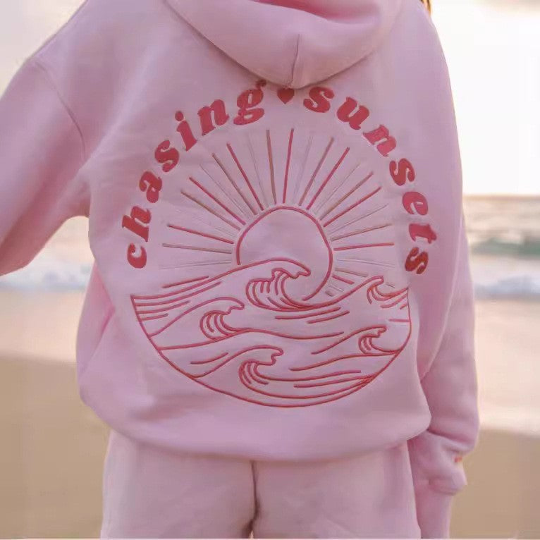 A sweater embroidered sweater