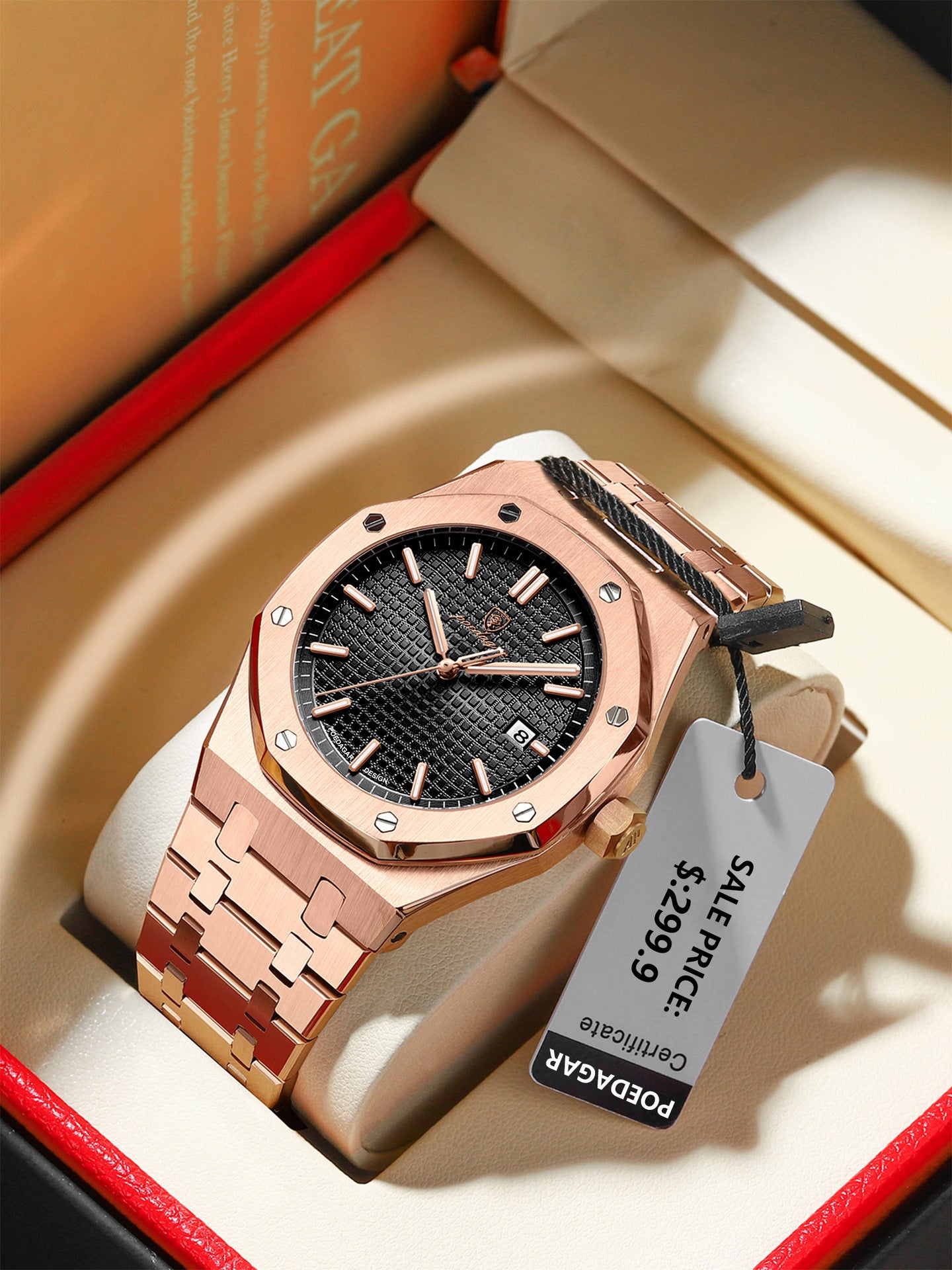 A men's watch waterproof luminous fashion new quartz watch live foreign trade explosion 924