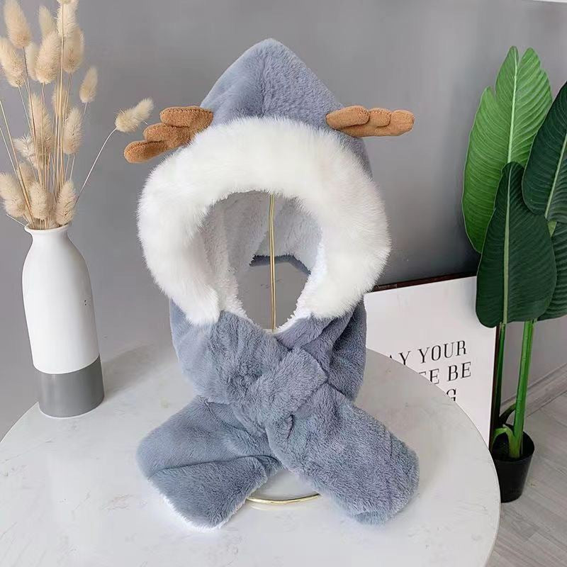 A children's knitted wool hat