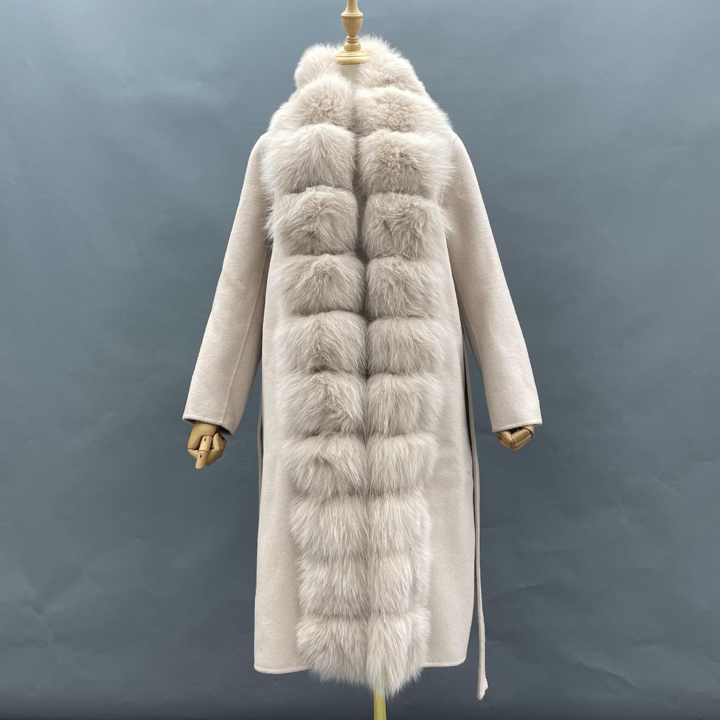 A double-sided woolen coat