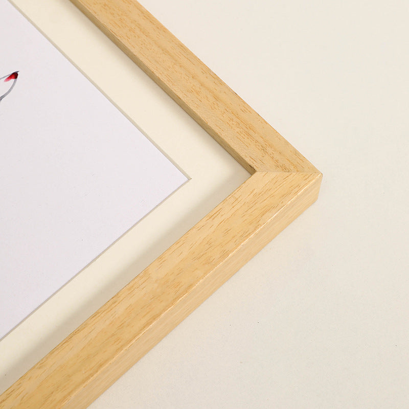 A Solid wood photo frame Calligraphy calligraphy painting frame Chinese painting mounted on the wall