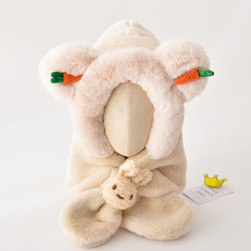 A children's knitted wool hat