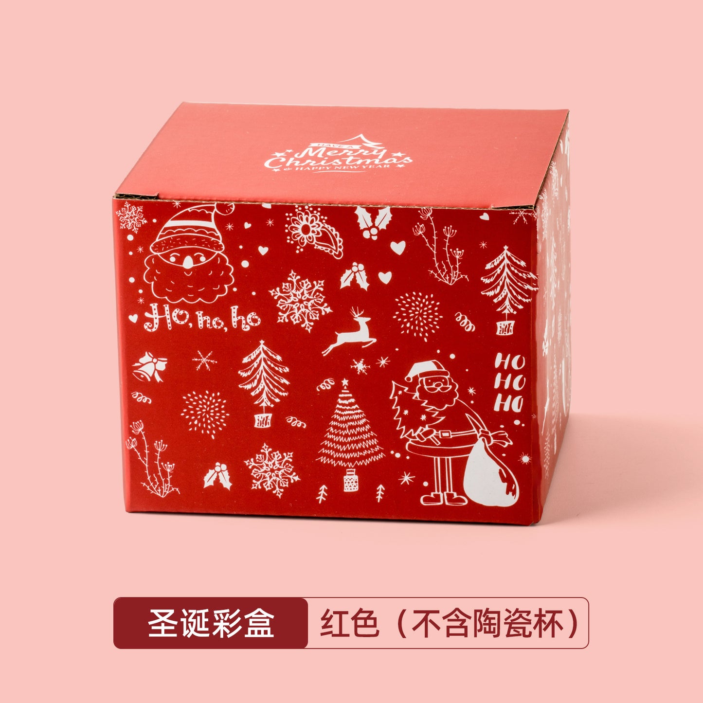 A Christmas mug creative cute cartoon ceramic cup girls coffee cup teacup holiday gift cup