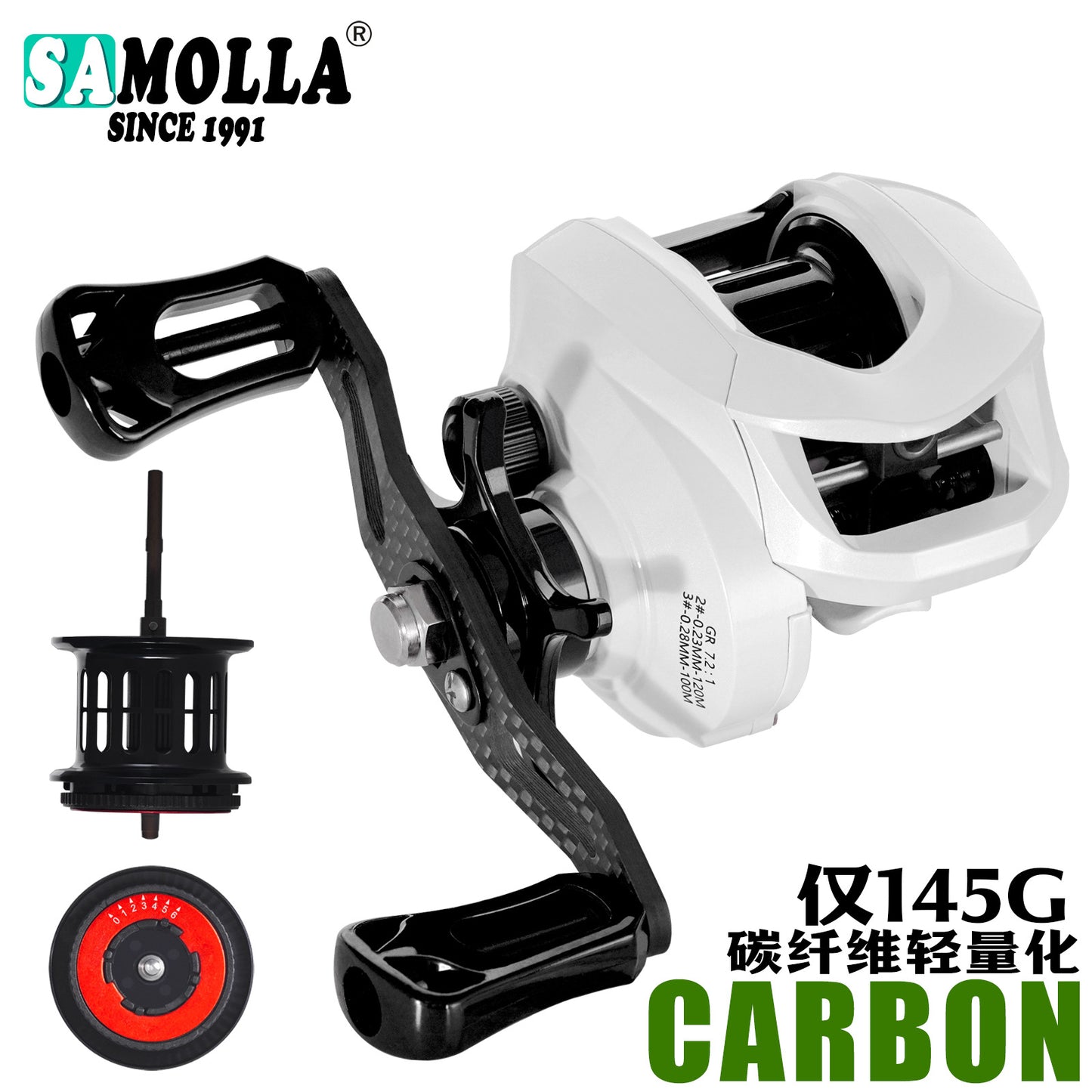 A Carbon Fiber Ultra-light Baitcasting Reel – Perfect for Micro Lures