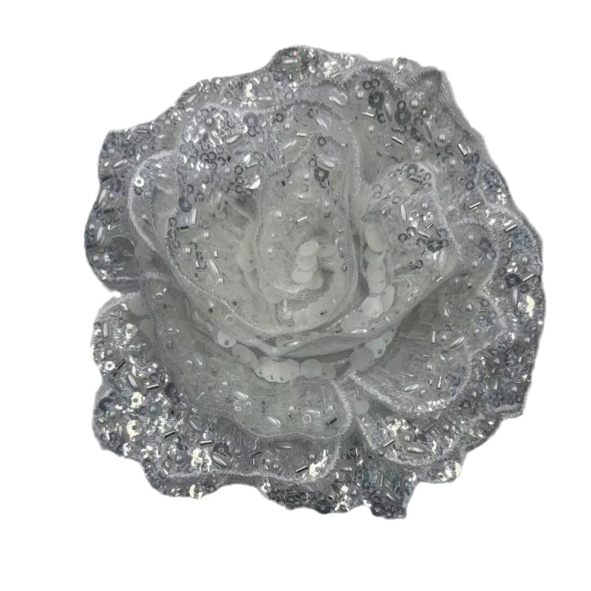 A New Popular Wedding Festival Clothing Patch Handmade Disc DIY Heavy Industry Sequins Beads Roses - Mixbatch