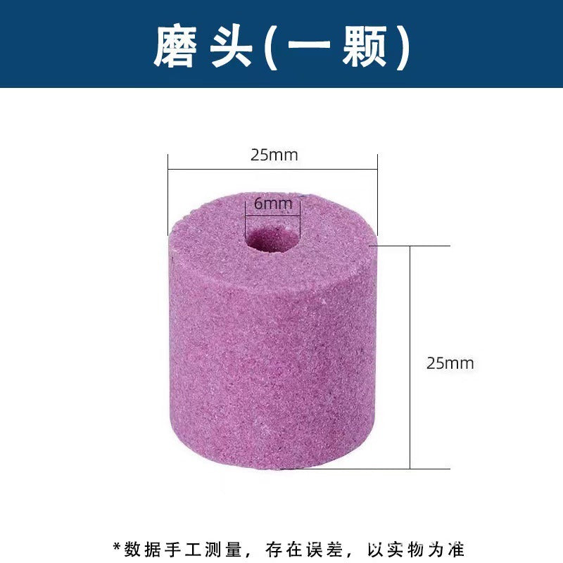 A portable drill sharpener