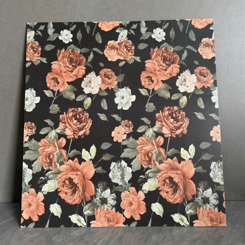 A 600 × 1200 flower tile wall tile