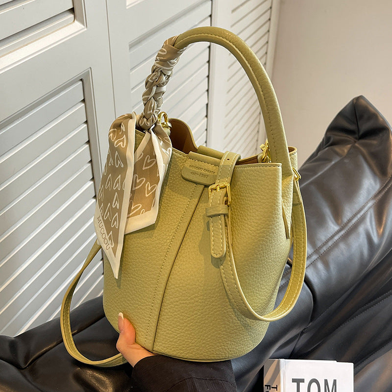 A shoulder messenger bag