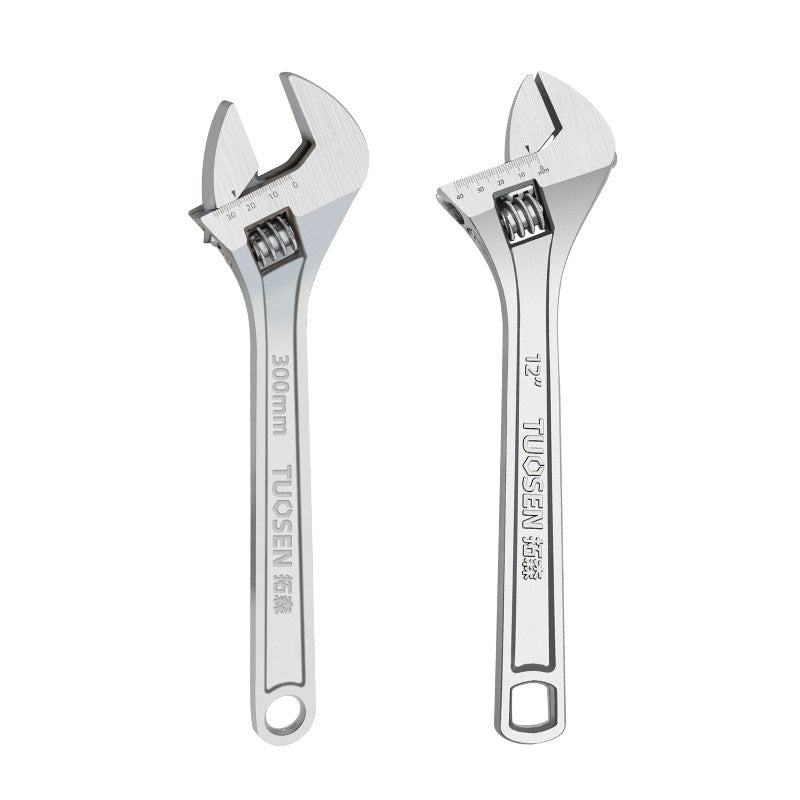 A tool manual movable wrench 12 inch large opening live wrench 15 inch multi-function active wrench
