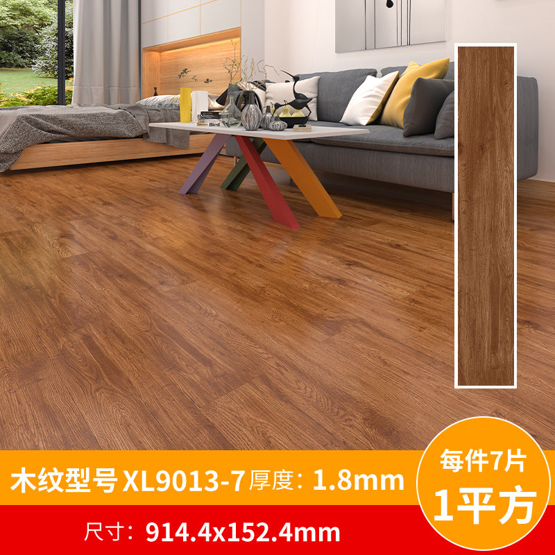 A pvc plastic floor wood grain floor