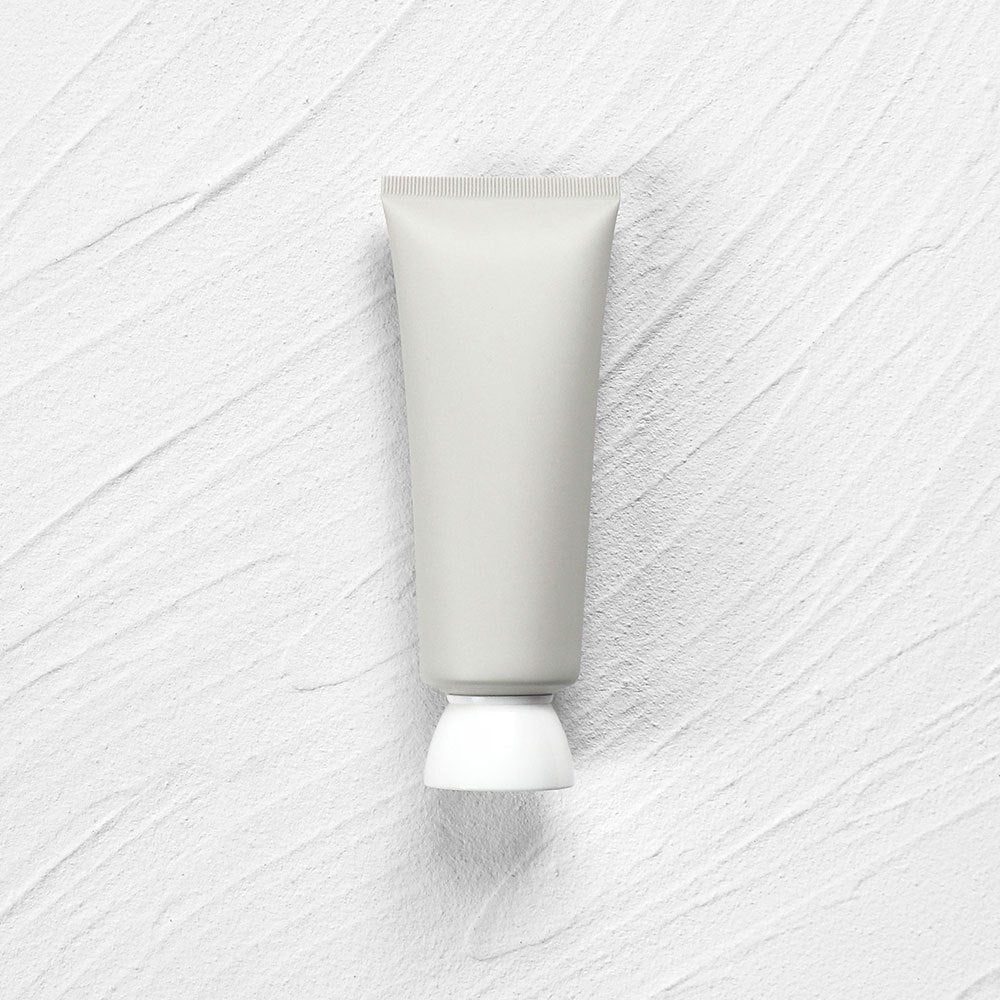 A100g grey matte cosmetic hose plastic extruded empty bottle inverted bottle PE Morandi color - Mixbatch