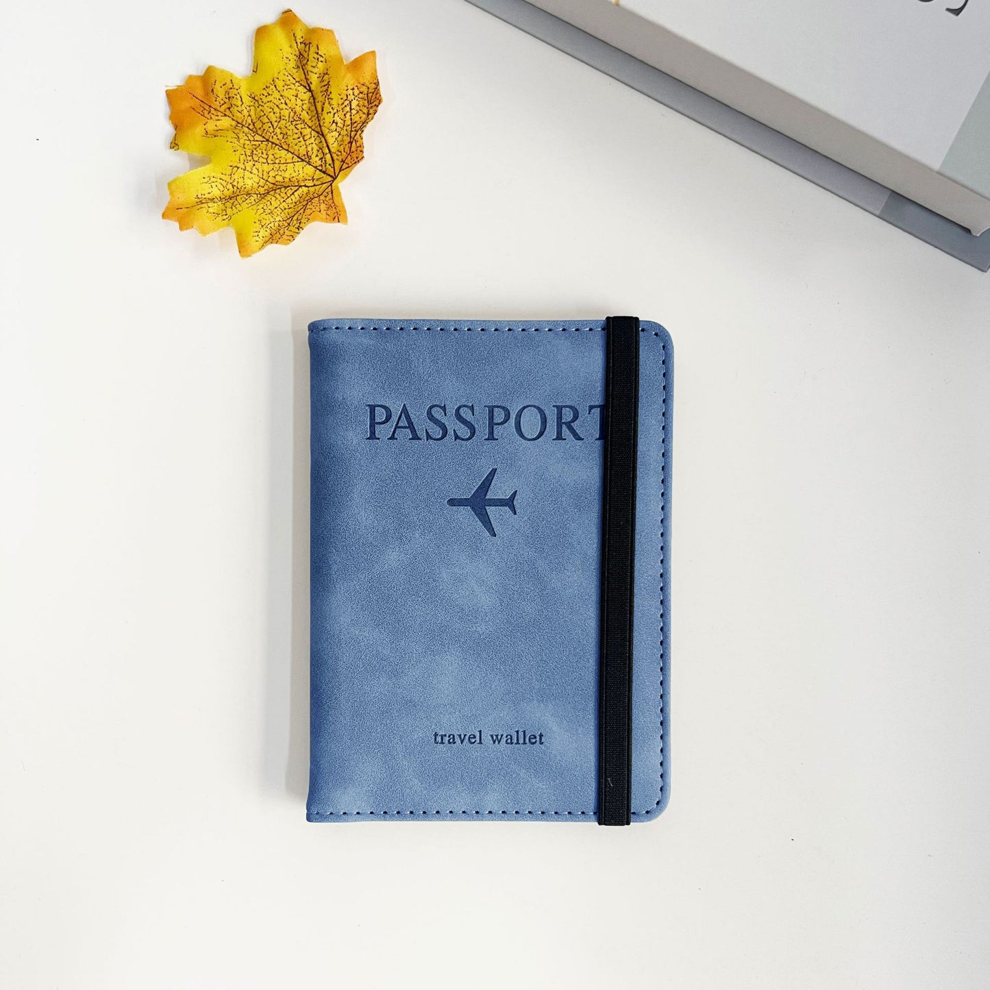 A PU Leather Card Bag Passport Clip RFID Passport Bag Travelwallet Multifunctional ID Bag Wholesale