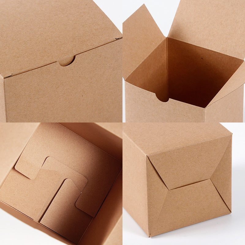 A wholesale kraft paper figure blind box empty box small doll gift box square carton white card toy packaging box moq: 50 pieces - Mixbatch