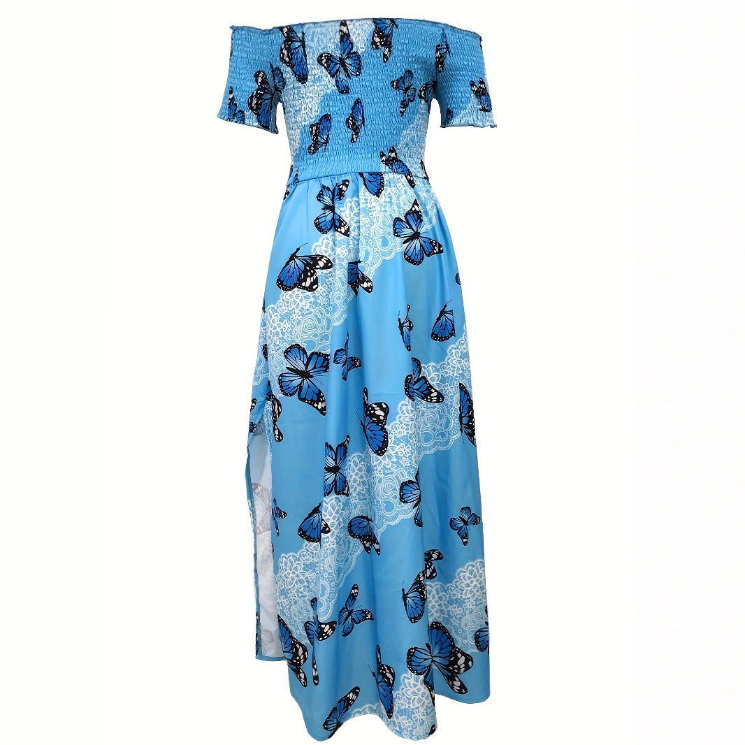A printed dress