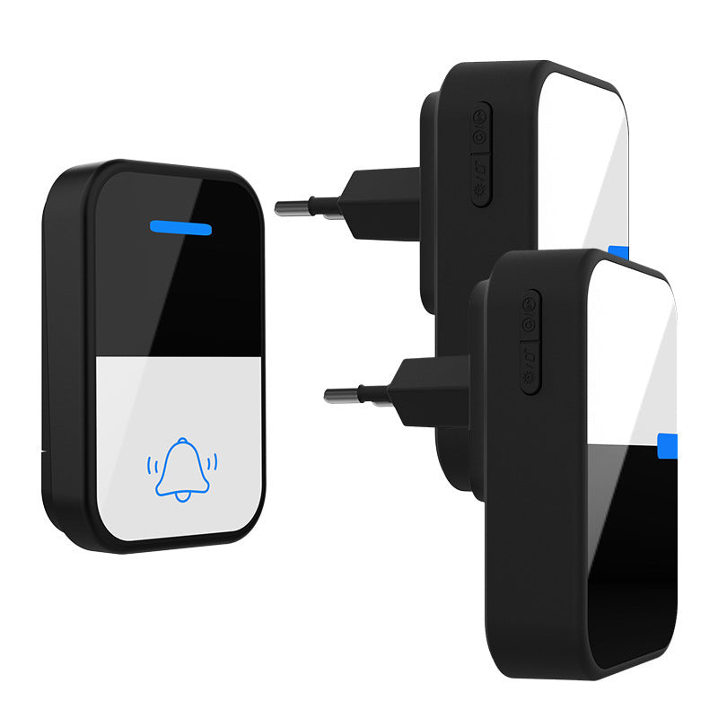 A new self-generating household wireless electronic doorbell four-level large volume waterproof wiring-free one-to-two electronic call
