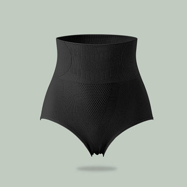 A Honeycomb High Waist 3D Hip Lift Panties Honeycomb Belly Sculpting Seamless Graphene Triangles Ladies
