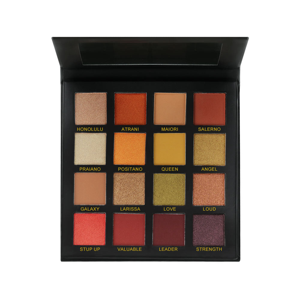 ظلال عيون مطفية لؤلؤية، مجموعة ظلال عيون قرصية شاملة —— شعار قابل للتخصيص، الحد الأدنى للطلب 100 قطعة