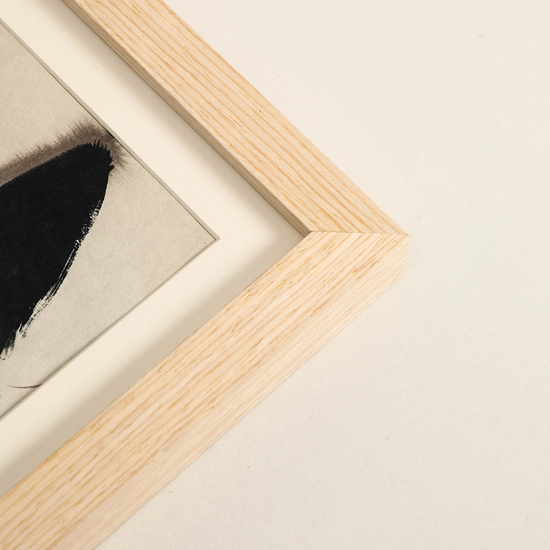 A Solid wood photo frame Calligraphy calligraphy painting frame Chinese painting mounted on the wall