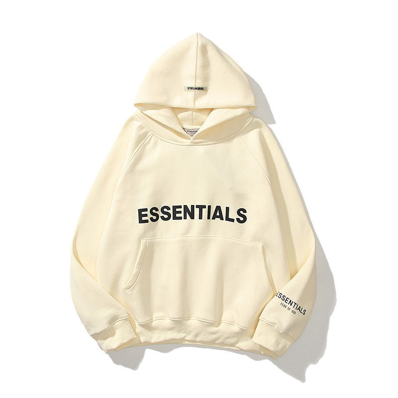 A hooded sweater