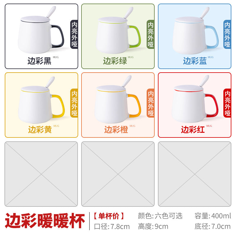 A ceramic mug printing photo to picture custom LOGO heat transfer process milk cup water cup gift cup custom