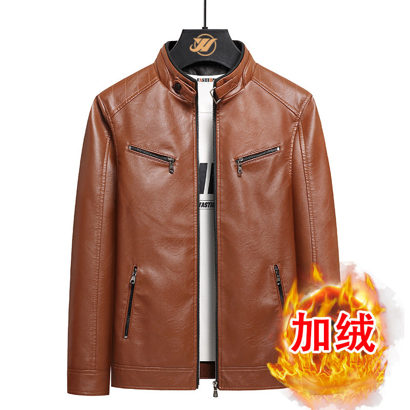 A leather jacket for men