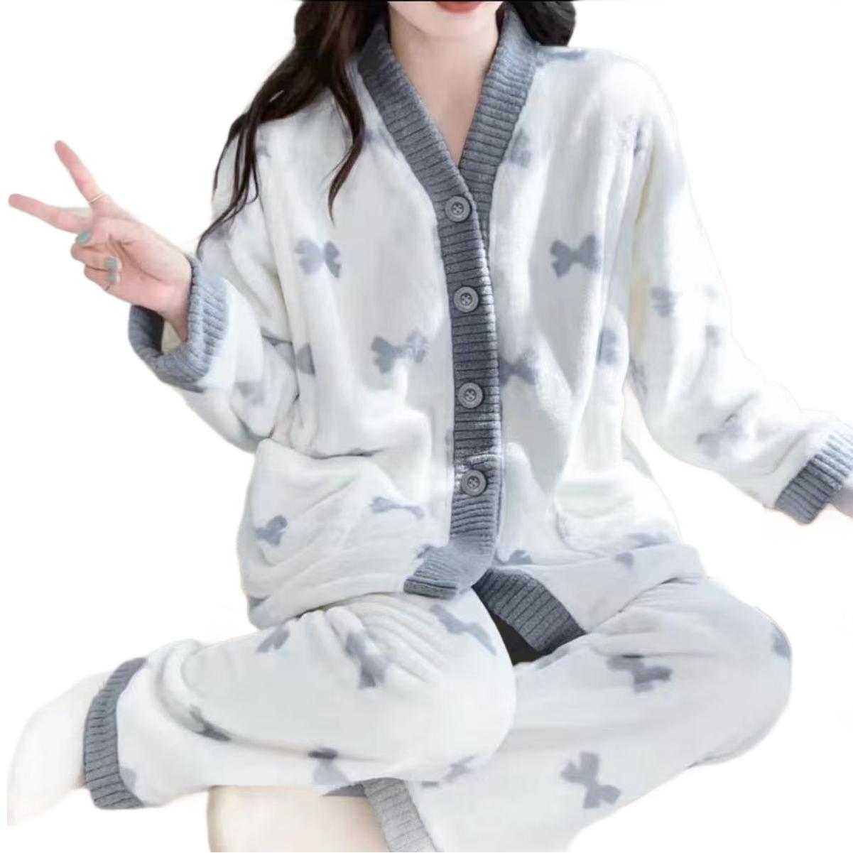 A thermal pajama set