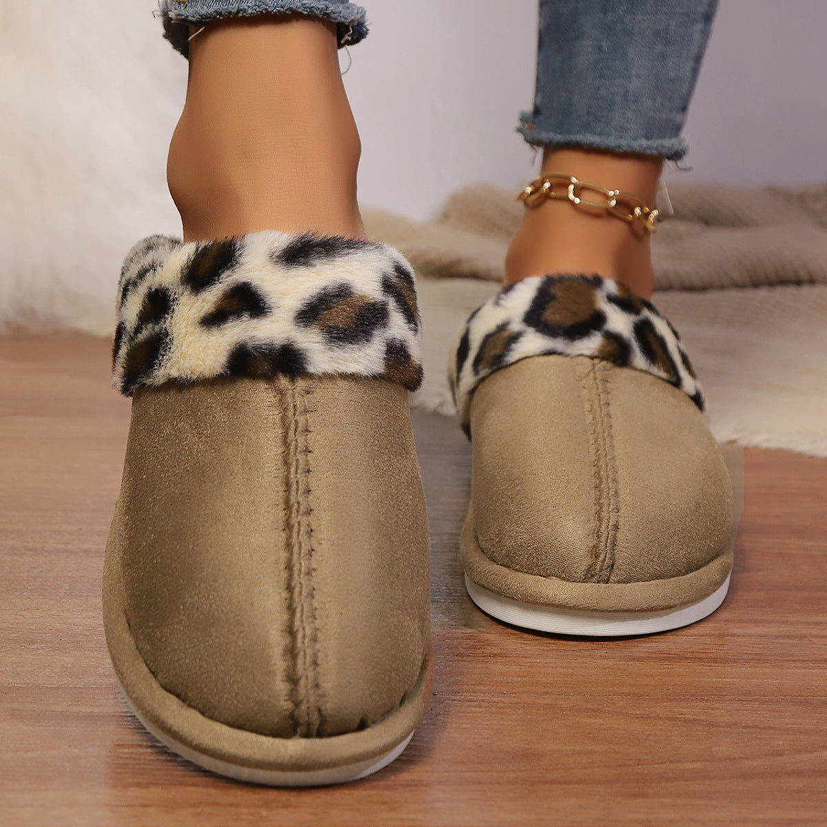 A plush slipper
