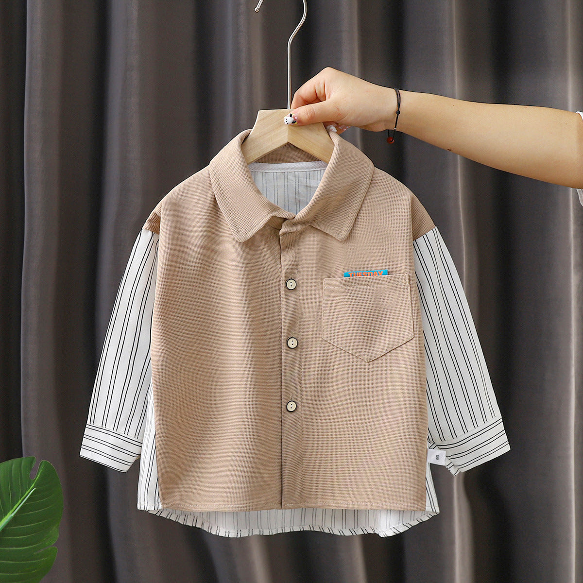 A Boys Long Sleeve Shirt