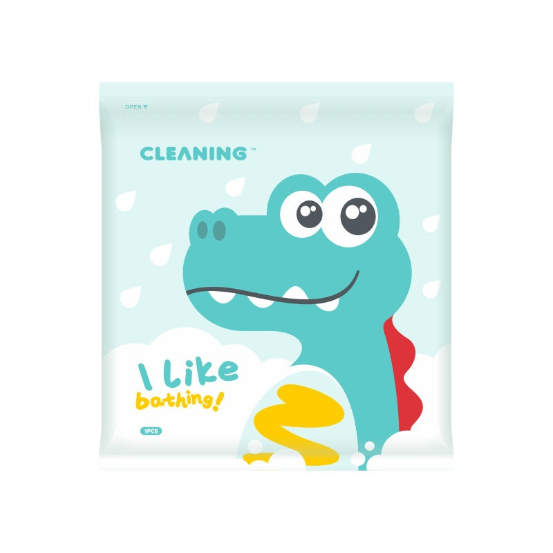 A Shengbo Disposable Bath Towel Towel Set 60g Pure Cotton Cartoon Travel Maternal and Infant Store Bathing Portable Wholesale Processing MOQ: 100PIECEC - Mixbatch