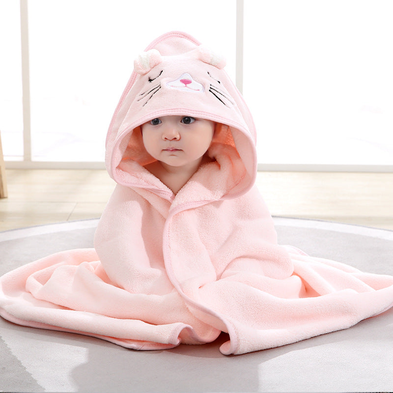 Baby holding a blanket bath towel 0.15kg any color mix Minimum purchase of 3 items - Mixbatch